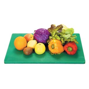 Доска разделочная 40х30х1,8 см зеленая, пластик, P. L. Proff Cuisine