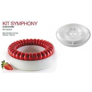 Форма кондитерская Silikomart KIT SYMPHONY, силикон, 24х4,7 см, Италия