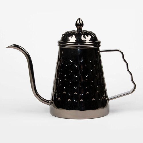 Кофейник 600 мл, нерж. сталь, черный цвет, P. L. Barbossa