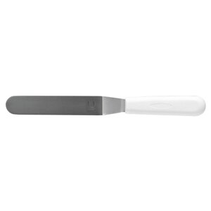 Нож-лопатка кондитерская металлическая с пластиковой ручкой, изогнутая, 25 см, P. L. Proff Chef Lin