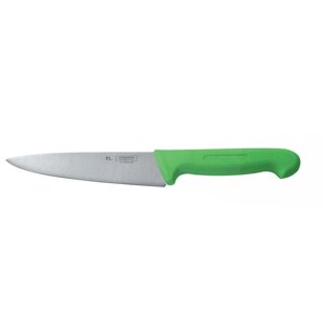 Нож PRO-Line поварской, зеленая пластиковая ручка, 16 см, P. L. Proff Cuisine