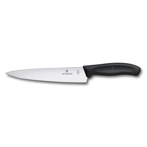 Нож разделочный 22 см. черный, Victorinox в блистере
