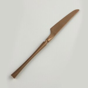 Нож столовый, PVD покрытие, медный матовый цвет, серия "1920-Copper" P. L.