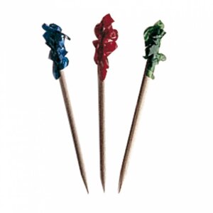 Пики "Цветные" 6,5 см, бамбук, 1000 шт, Garcia de Pou Испания
