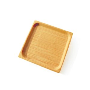 Мини-тарелочка 6х6 см, бамбук, 24 шт