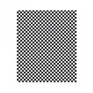 Упаковочная бумага "Чёрно-белая клетка", 28х34 см, 1000 шт/уп, жиростойкий пергамент, Garcia de Pou