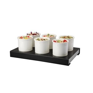 Подставка для салат-баров 54,5х34х6 см с хладагентом + 6 салатников по 1,2 л, P. L. Proff Cuisine