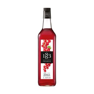 Сироп 1883 Maison Routin Красная Смородина (Redcurrant), 1 л, стекло