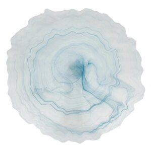 Тарелка-блюдо, матовое d=33 h=2 см, материал cтекло, серия "Blue Sunset" P. L.