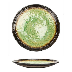 Тарелка d = 26 см, каменная керамика, цвет "Green", серия "Tokyo-Stockholm" P. L.