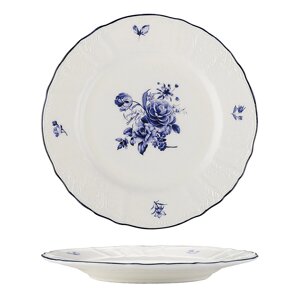 Тарелка десертная 16 см, коллекция "Blue Flower" P. L. Proff Cuisine