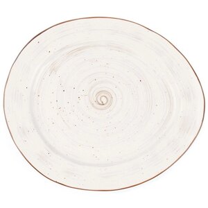 Тарелка White Fusion 26,5х22,5 см, P. L. Proff Cuisine