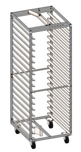 Тележка zucchelli FORNI s. p. a. rack 40x60 (12ур.)