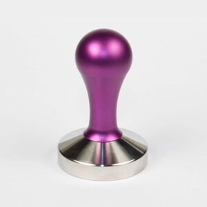 Темпер для кофе, d 58 мм, фиолетовая ручка, нерж. сталь, P. L. Barbossa