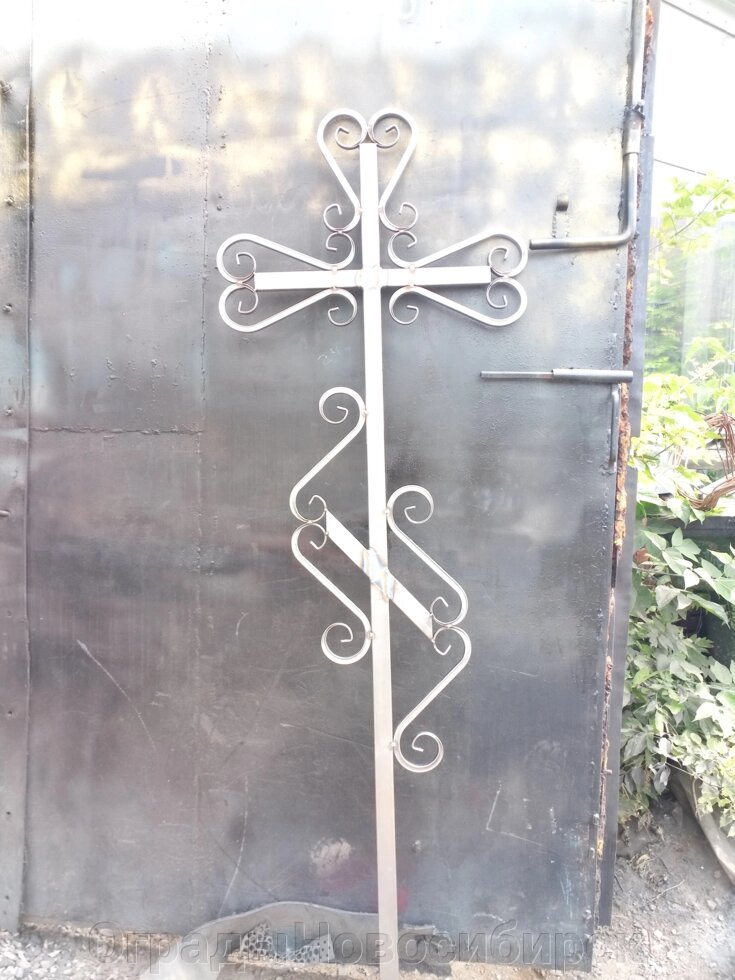 Крест с полимерным покрытием от компании ОградыНовосибирск - фото 1