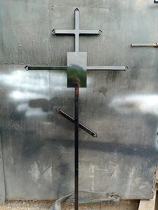 Крест на могилку с полимерным покрытием