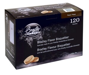 Брикеты Bradley Smoker экономпак Пекан/Pecan (120 шт)
