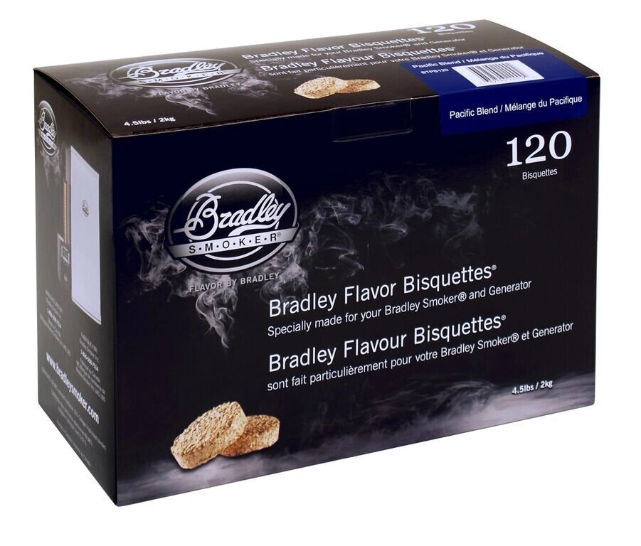 Брикеты Bradley Smoker экономпак Тихоокеанская Смесь/Pacific Blend (120 шт) - обзор