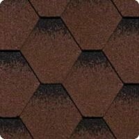 Черепица серии Самба цвет коричневый от компании ООО "МегаСтрой" - фото 1