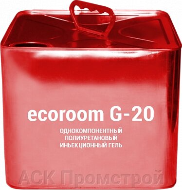 Гидроизоляция инъекционная полиуретановый гель ecoroom G-20 от компании АСК Промстрой - фото 1