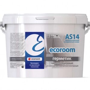 Герметик акриловый оконный для внутренних работ ecoroom AS14