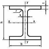 Чертеж двутавр 40ш2