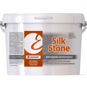 Штукатурка декоративная фактурная ecoroom silkstone S-1