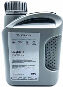 Volkswagen Longlife III 0W-30 (1л) GR52195M2 масло моторное синтетическое