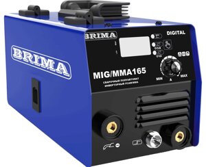 BRIMA MIG/MMA-165 DIGITAL Сварочный полуавтомат с катушкой флюсовой проволоки