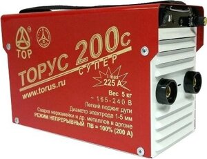 Сварочный инвертор ТОРУС 200С + комплект проводов [95566020]