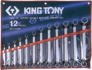 Набор ключей накидных KING TONY 12 предметов 1712MR [1712MR]