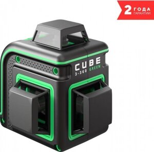 Лазерный уровень ADA CUBE 3-360 GREEN BASIC EDITION [А00560]