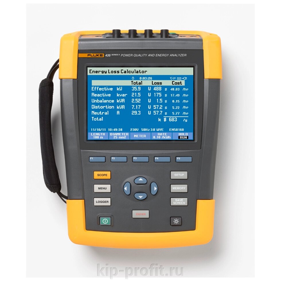 Анализатор энергии Fluke 435 II от компании ООО "КИП-ПРОФИТ" - фото 1