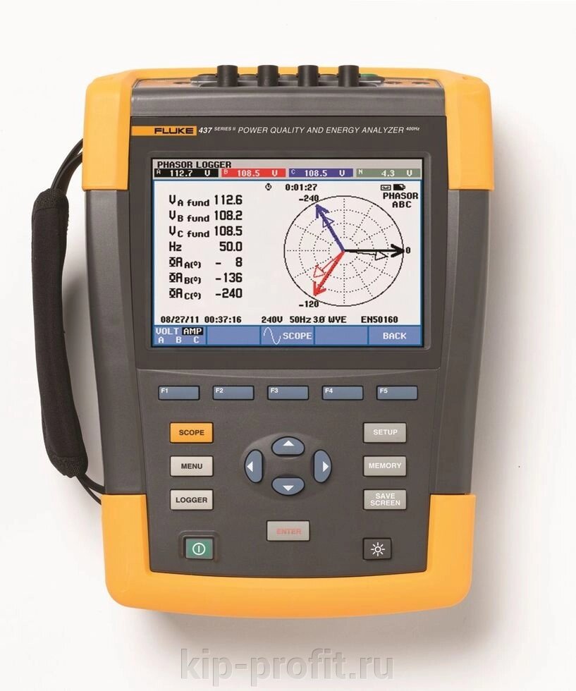 Анализатор энергии Fluke 437 II/BASIC от компании ООО "КИП-ПРОФИТ" - фото 1