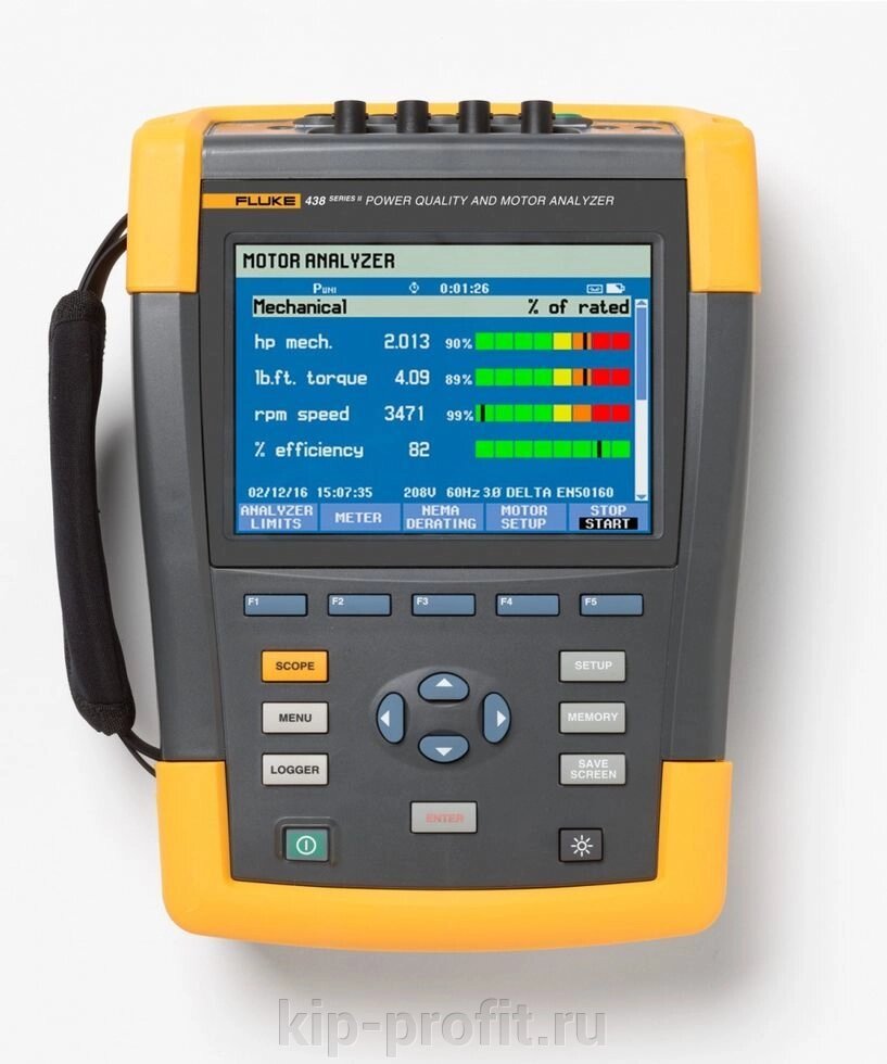 Анализатор энергии Fluke 438 II/BASIC от компании ООО "КИП-ПРОФИТ" - фото 1