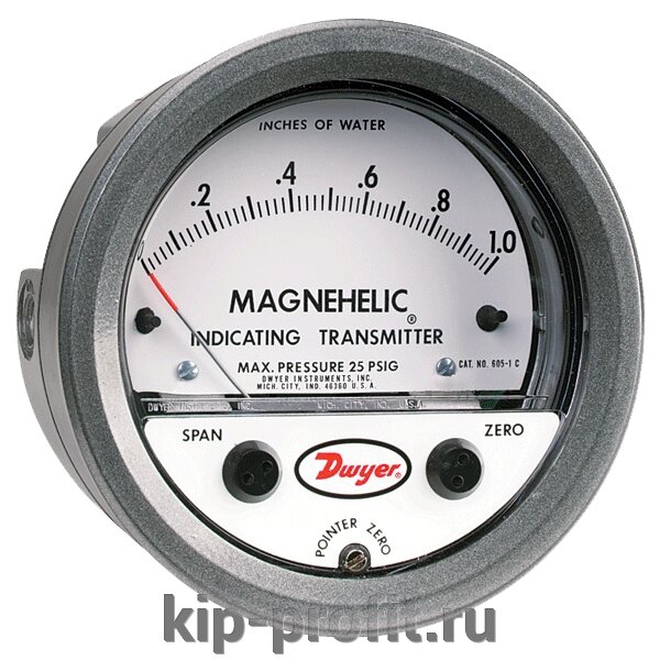 Датчик дифференциального давления (напоромер) Magnehelic 605 от компании ООО "КИП-ПРОФИТ" - фото 1