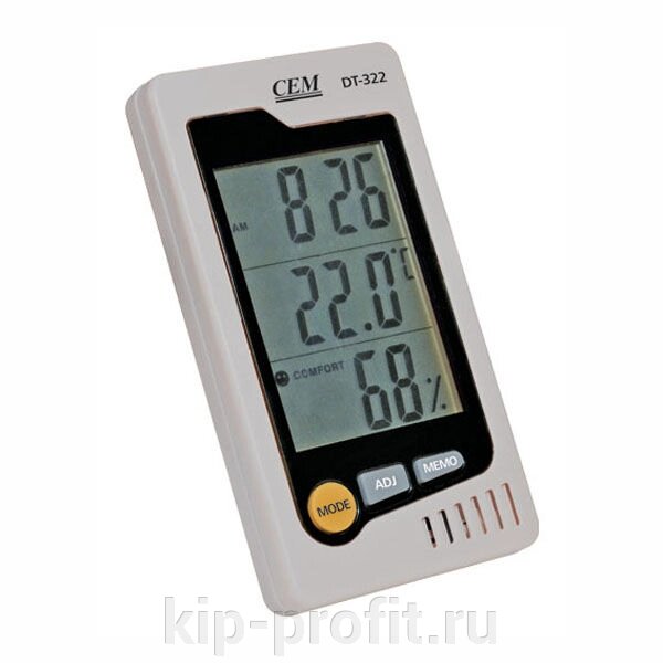 DT-322 Часы, измеритель температуры и влажности от компании ООО "КИП-ПРОФИТ" - фото 1