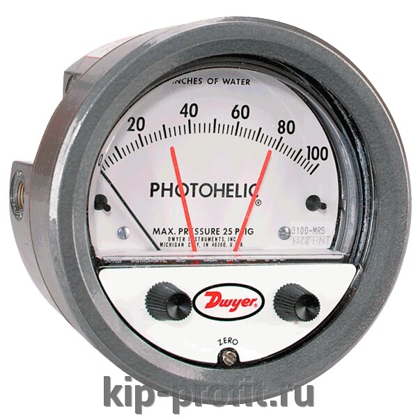 Электроконтактный манометр Photohelic 3000mr/3000mrs от компании ООО "КИП-ПРОФИТ" - фото 1