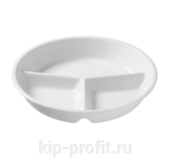 Фарфоровая тарелка для основного блюда от компании ООО "КИП-ПРОФИТ" - фото 1