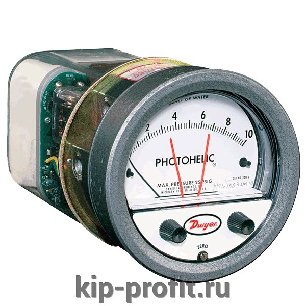 Манометр / контактный датчик давления Photohelic А3000 от компании ООО "КИП-ПРОФИТ" - фото 1