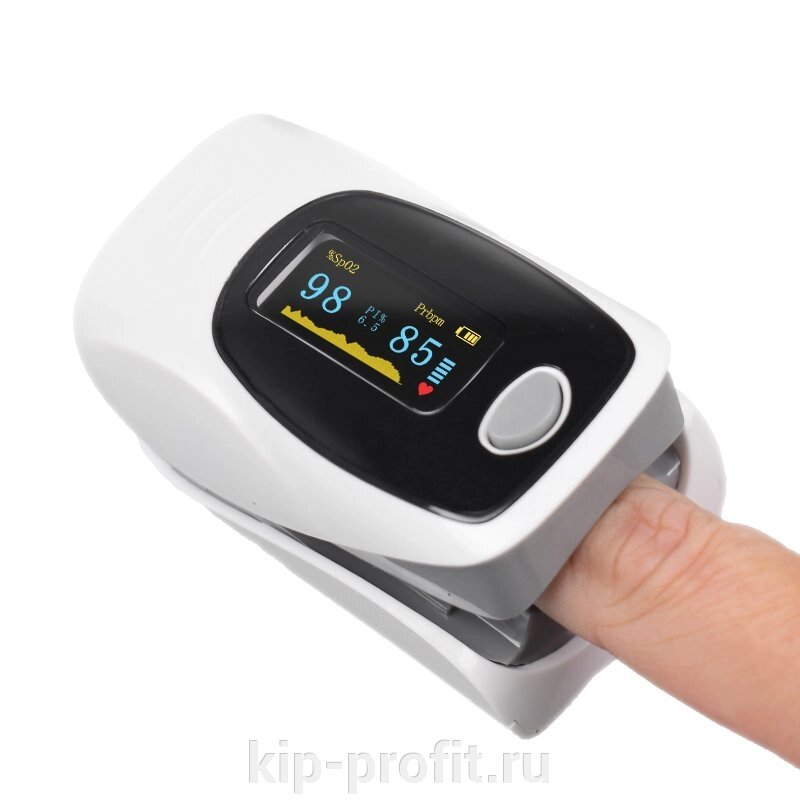 Медицинский пульсоксиметр Fingertrip Pulse Oximeter для опредения кислорода в крови от компании ООО "КИП-ПРОФИТ" - фото 1