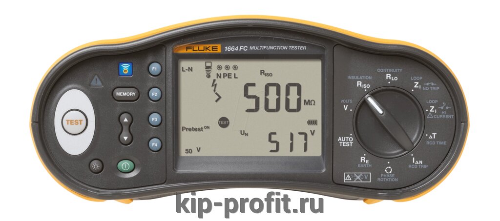 Многофункциональный тестер электроустановок Fluke 1664FC SCH от компании ООО "КИП-ПРОФИТ" - фото 1