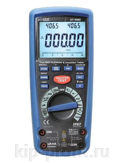 DT-9985 Мультиметр цифровой мегаомметр - характеристики