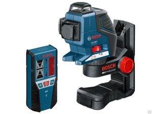 Лазерный уровень Bosch GLL 3-80P + BM1+ LR2 + L-BOXX