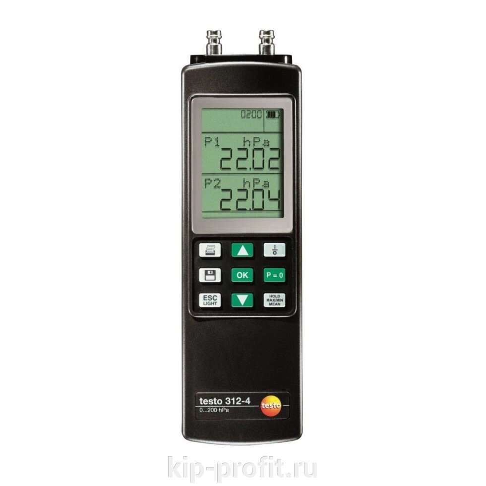 Прибор для измерения давления газа Testo 312-4 - преимущества