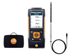 Testo 440. Комплект с зондом с обогреваемой струной и кейсом