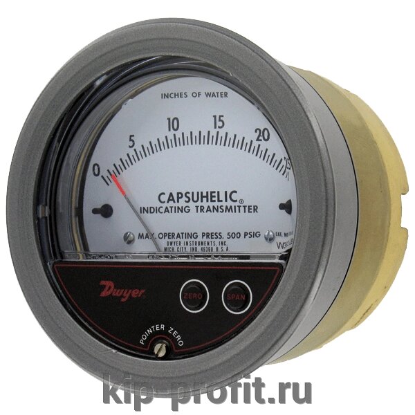 Показывающий датчик дифференциального давления жидкости Capsuhelic 631B от компании ООО "КИП-ПРОФИТ" - фото 1