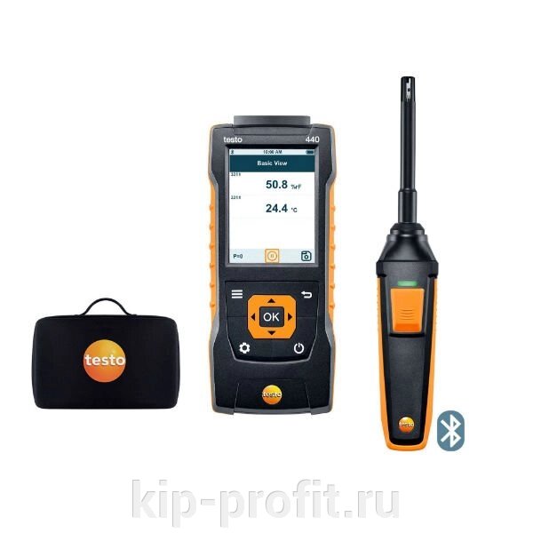 Testo 440. Комплект с Bluetooth-зондом CO2 и кейсом от компании ООО "КИП-ПРОФИТ" - фото 1