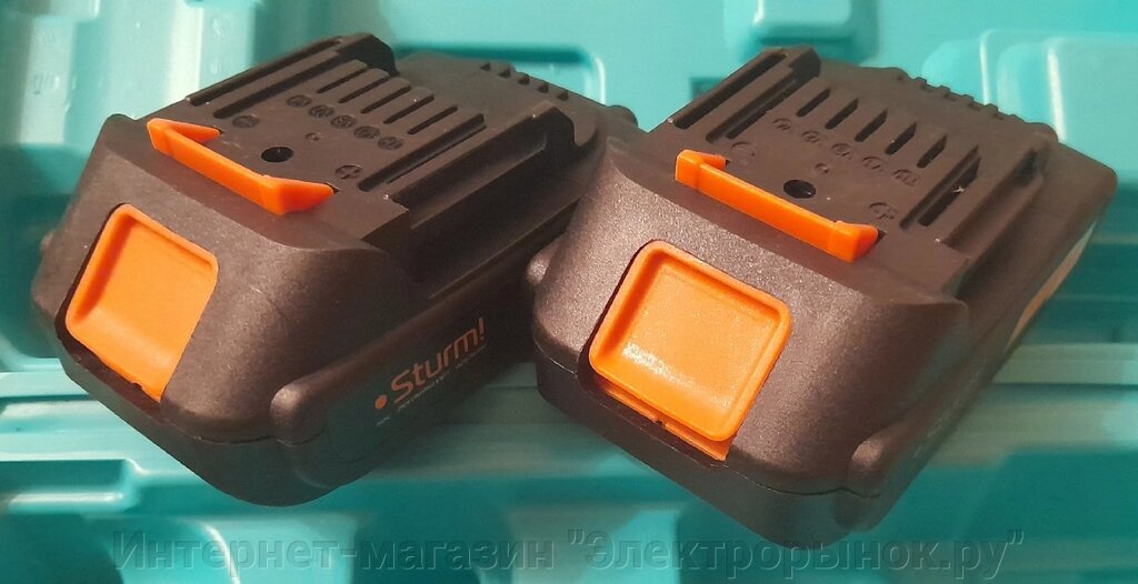 Аккумулятор Sturm 1batterysystem 2 шт. от компании Интернет-магазин "Электрорынок.ру" - фото 1