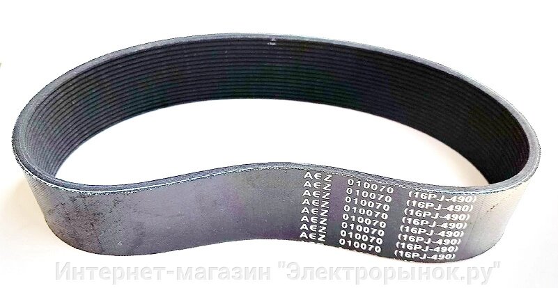 Ремень 16PJ490 КОРВЕТ-3 Hammer Flex от компании Интернет-магазин "Электрорынок.ру" - фото 1